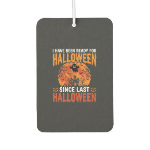 Lustiges Halloween Spukhaus Geist Mond Design Autolufterfrischer