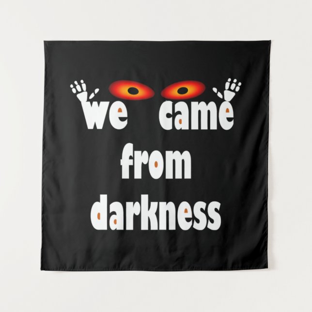 Lustiges Halloween Wandteppich (Vorderseite)