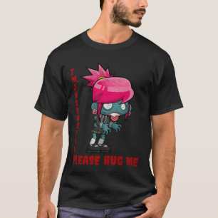 Lustiges Halooween Bitte Umarme Mich T-Shirt