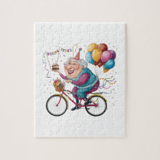 Lustiges Happy Birthday Oma Geschenk Radfahren Oma