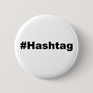 Lustiges Hashtag Button