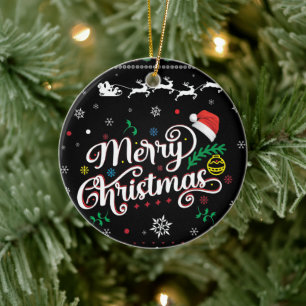 Lustiges Hässliches Frohe Weihnachten Keramik Ornament