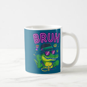 Lustiges Hemd Sechs Sieben Bruh Mardigator Alligat Kaffeetasse