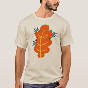 Lustiges Herbstblatt Naturliebhaber Herbstsaison T-Shirt