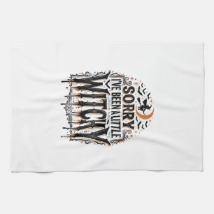 Lustiges Hexen-Halloween Vintage Gravur T-Shirt De Geschirrtuch