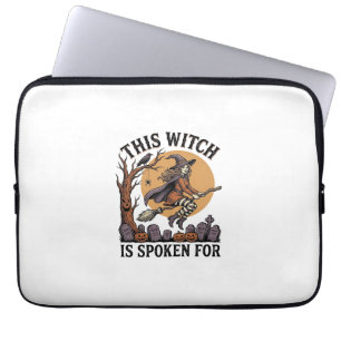 Lustiges Hexen-Shirt Verlassener Friedhof Vintage Laptopschutzhülle