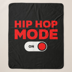 Lustiges Hip-Hop-Design für Männer Frauen 90er Hip Sherpadecke