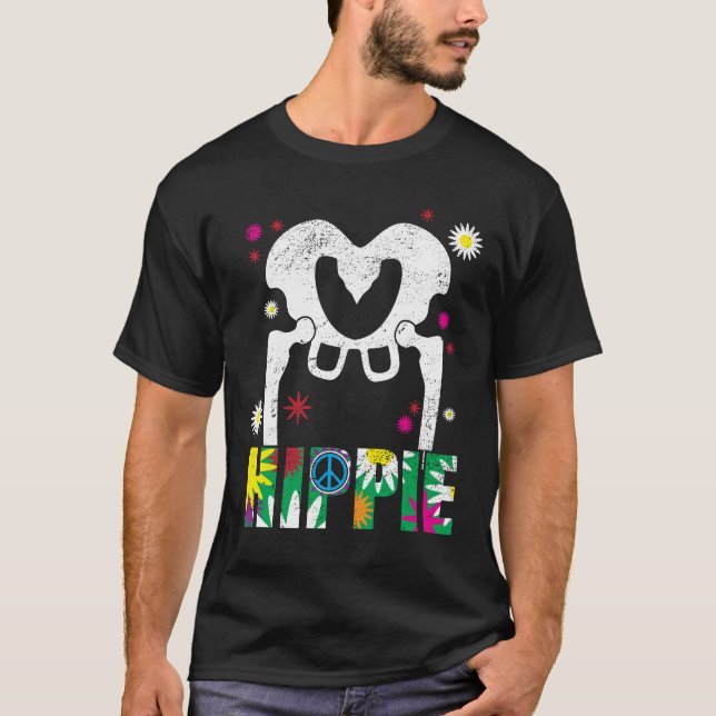 Lustiges Hippie-Shirt für angesagte T-Shirt (Vorderseite)