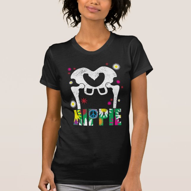 Lustiges Hippie-Shirt für angesagte T-Shirt (Vorderseite)