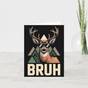 Lustiges Hirsch-Jagd-Tarnmützen-Outfit für Jugendl Karte