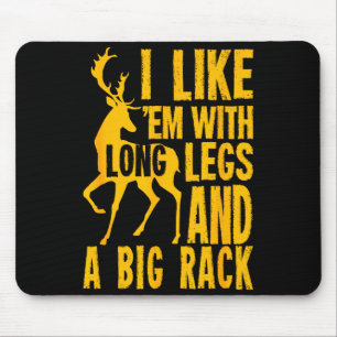 Lustiges Hirschjagd-Zitat-Geschenk für Jäger  Mousepad