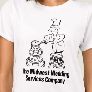 Lustiges Hochzeitsservice-Geschäft T-Shirt