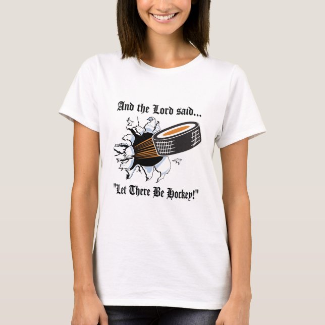 Lustiges Hockey T-Shirt (Vorderseite)