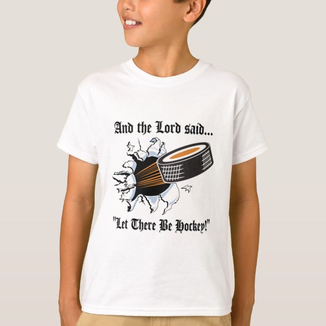 Lustiges Hockey T-Shirt (Vorderseite)