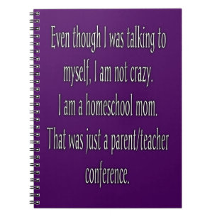 Lustiges Homeschool Mama-Notizbuch Notizblock