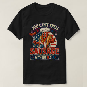 Lustiges Hot-Dog-Chef-USA-Wurstliebhaber-Geschenkd T-Shirt