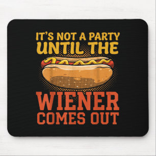 Lustiges Hot-Dog-Design für Männer Frauen Hotdog-S Mousepad
