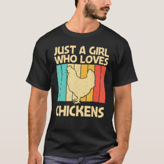Lustiges Huhn für Mädchen Mutter Hühnerzüchter Gef T-Shirt