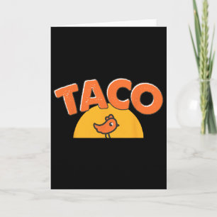 Lustiges Huhn Meme Trendiger Taco Trump immer Huhn Karte