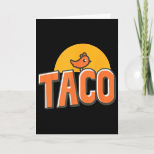 Lustiges Hühnchen Meme Trendiger Taco Trump Immer  Karte