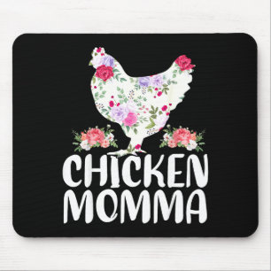 Lustiges Hühner-Mamma-Shirt für Frauen zum Muttert Mousepad