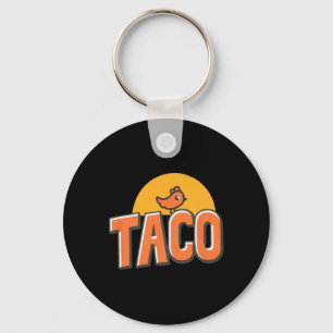 Lustiges Hühner-Meme Trendiger Taco Trump Immer Hu Schlüsselanhänger