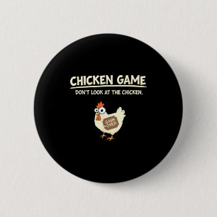 Lustiges Hühner-Spiel-Design Ltd Uni Hühner-Spiel_ Button