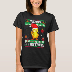 Lustiges Hühner-Weihnachten T-Shirt
