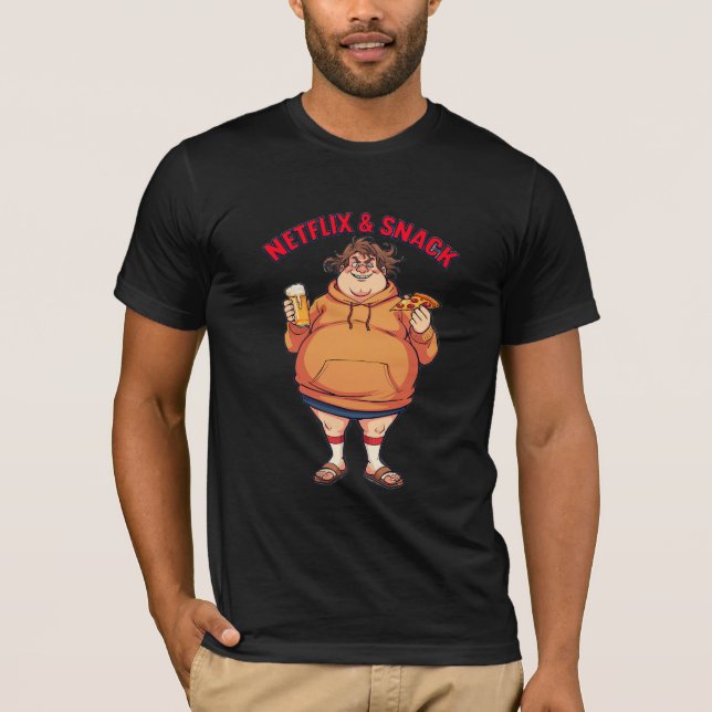 Lustiges Humor Grafik T-Shirt (Vorderseite)