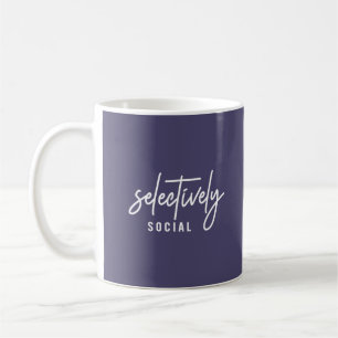 Lustiges Humor-Zitat-Script-Typografie Kaffeetasse