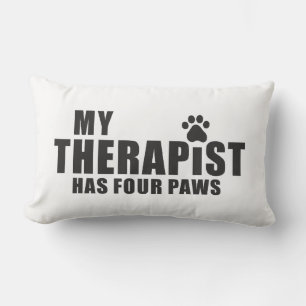 Lustiges Hunde-Mama-Papa-Geschenk! Mein Therapeut Lendenkissen
