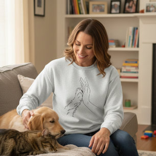 Lustiges Hunde-Treat-Händler-Hundemama-Shirt für F Sweatshirt