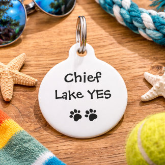 Lustiges Hunde-Zitat mit Telefonnummer | Individue Haustiermarke