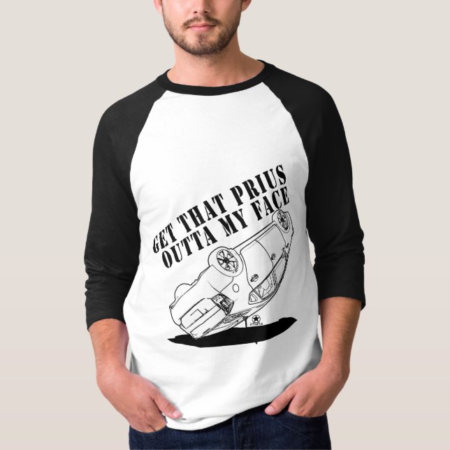 Lustiges hybrides Prius Shirt (Vorderseite)