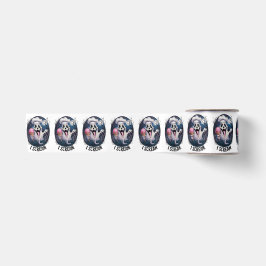 Lustiges "I Scream" Gespenster-Koch-Halloween-Sati Satinband