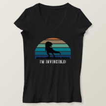 Lustiges Ich bin unverwundbar T Rex T Shirt