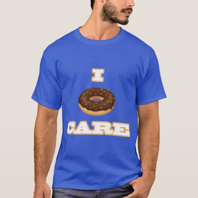 Lustiges "ich Krapfen-Sorgfalt-" Sweatshirt T-Shirt (Vorderseite)
