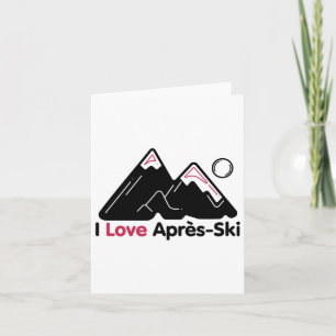 Lustiges Ich Liebe Apres Ski Shirt - Großartiges S Karte