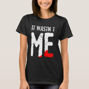 Lustiges Ich War's Nicht Mörder-Mystery-Party-Kost T-Shirt