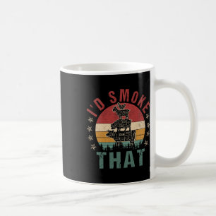 Lustiges 'I'd Smoke That Bbq Shirt' Chef Geschenk Kaffeetasse