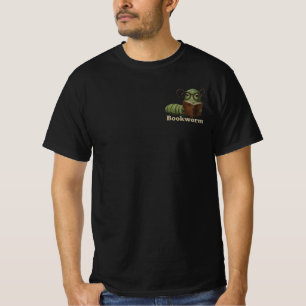 Lustiges Inchworm-Leseshirt – Bücherwurm T-Shirt
