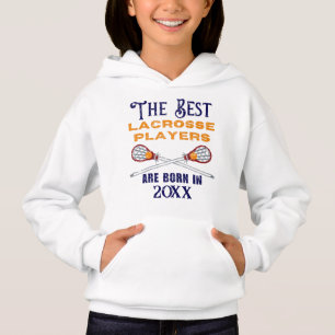 Lustiges individuelles Lacrosse-Geburtsjahr Geburt Hoodie