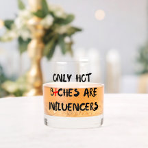 Lustiges Influencer-Zitat Whiskyglas Wohndekoratio