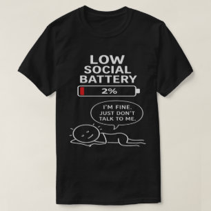 Lustiges Introvertierten-Stickfigure-Shirt T-Shirt