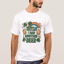 Lustiges Irisches Bier T-Shirt – Ich Hatte Ein Wei