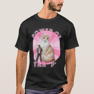 Lustiges Ironisches Katzen-Meme Hip-Hop Streetwear T-Shirt
