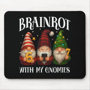Lustiges italienisches Brainrot-Weihnachten 67 Gno Mousepad