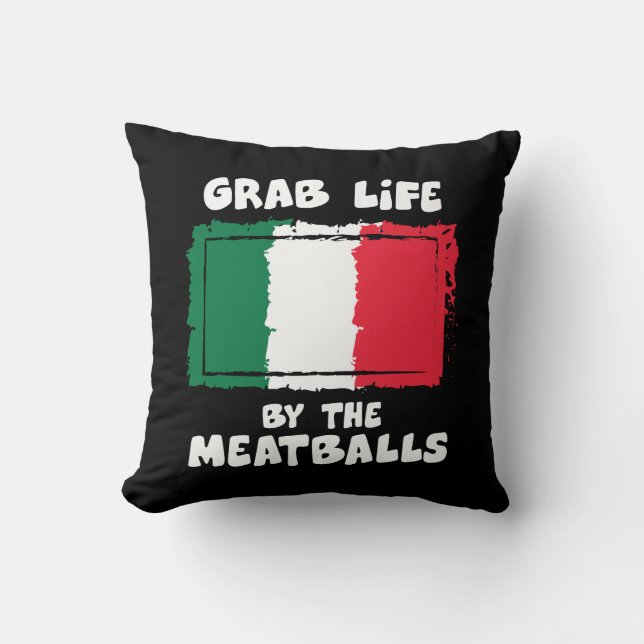 Lustiges italienisches kissen (Vorderseite)