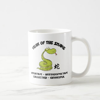 Lustiges Jahr der Schlange Kaffeetasse