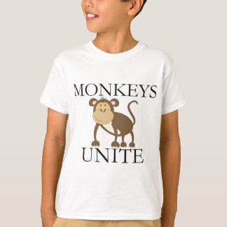 Lustiges Jahr des Affen "Affen vereinigen " T-Shirt